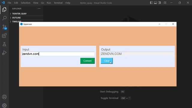 Lập trình phần mềm với Python Tkinter - App 02 Uppercase смотреть онлайн