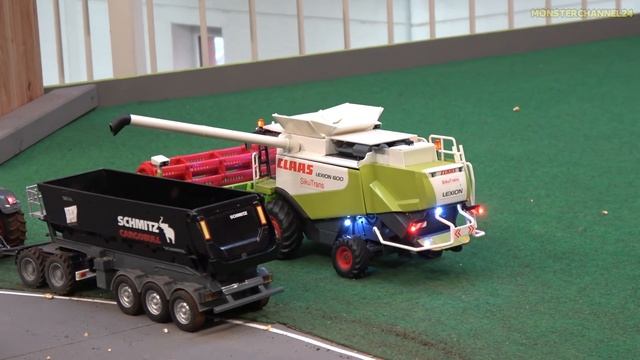 RC trucks, tractors and excavators in ACTION! 1/32 scale! смотреть онлайн