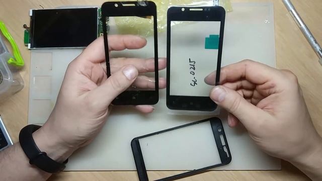 Правильный сенсор к телефону Keneksi Libra Dual.