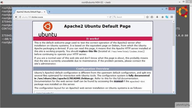 Diving Deeper with Dockerfile - Launching the Web Server Container смотреть онлайн