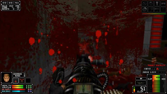 Project Brutality - Final Doom: TNT Evilution - Map09: Stronghold смотреть онлайн