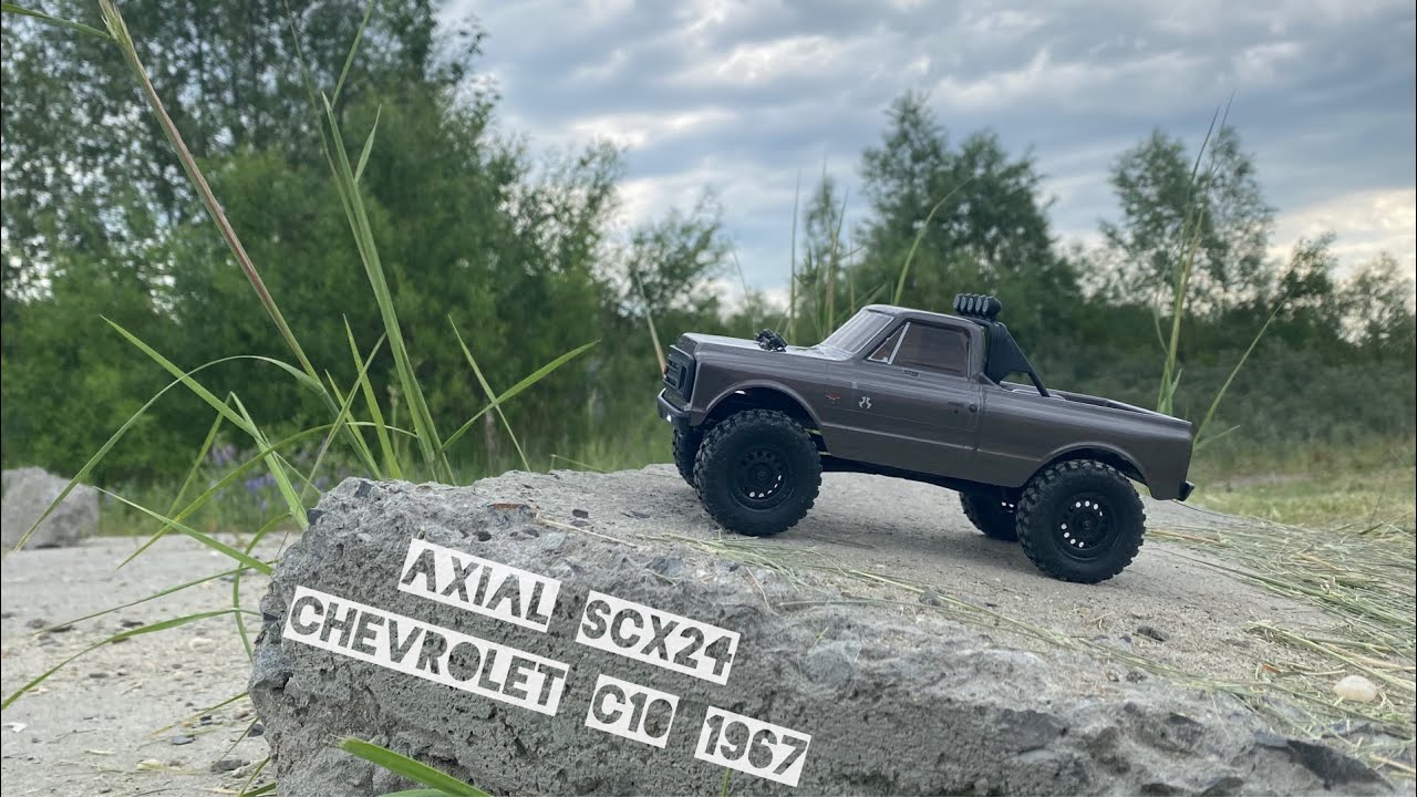 Axial SCX24 Chevrolet C10 тест на бездорожье 24 масштаб - ЧТО получится?! | poritor rc смотреть онлайн