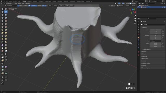 Курс Супер Blender. Создание пенька смотреть онлайн