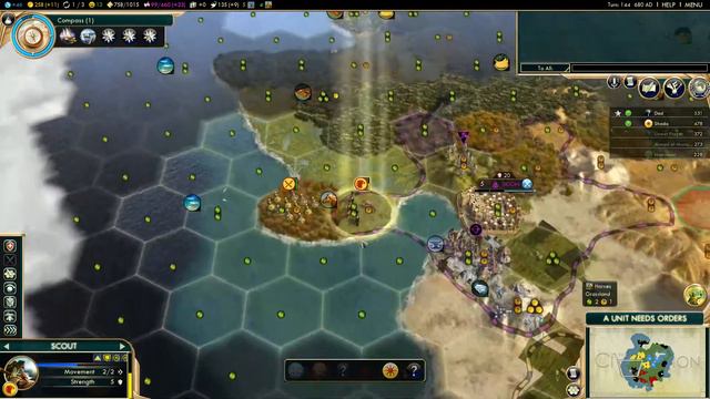Civilization V Multiplayer Stream | Episode 3 | I'm back смотреть онлайн