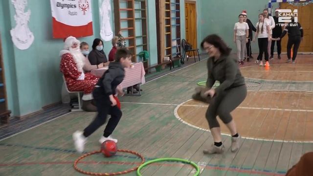 Проект «Инклюзивный спорт для всех»: веселые старты в школе-интернат. смотреть онлайн