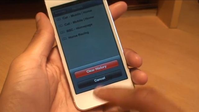 iPhone 5 How to Clear Browsing History смотреть онлайн