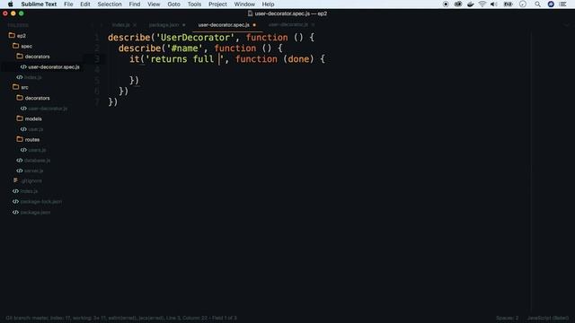 ep2 - Setting up a nodej.js test environment using mocha and chai смотреть онлайн