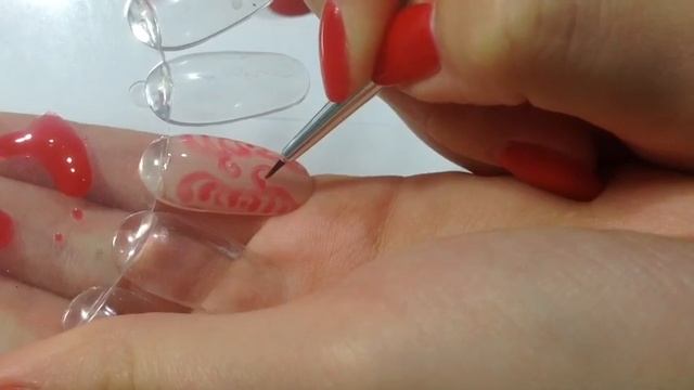 Дизайн ногтей для новичков. Рисуем вензеля. Простой дизайн ногтей. смотреть онлайн