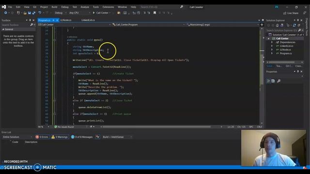 Call Center Project - Data Structures and Algorithms смотреть онлайн