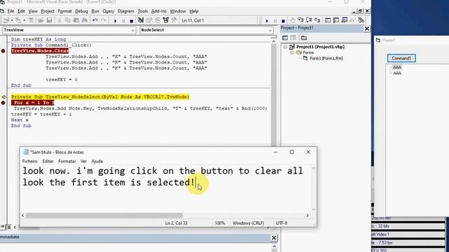 Problem with VBCCR OCX Treeview VB6 смотреть онлайн