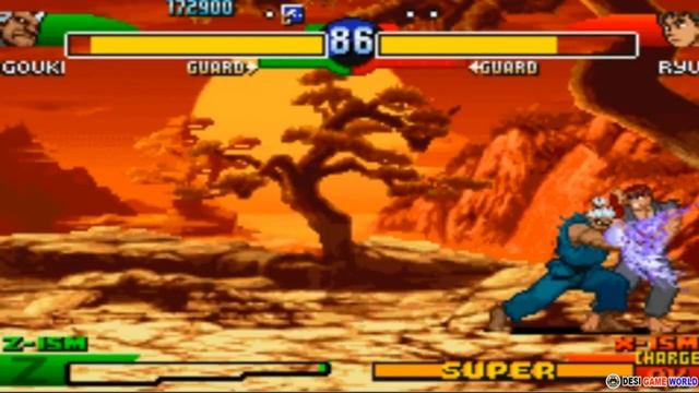 Street Fighter Zero 3 Upper - Hack Boss With Simple Attack (DDJ) (GBA) GameBoy Advance смотреть онлайн