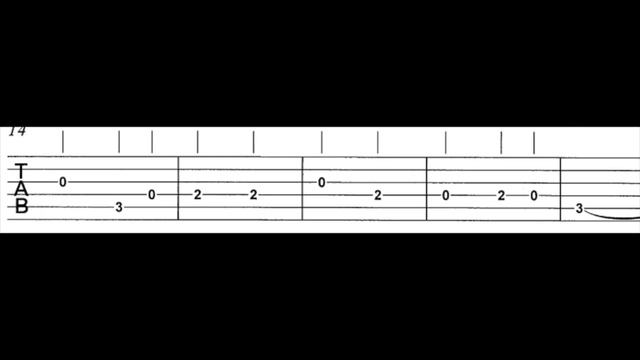 Wildwood Flower TAB For Beginner Guitar Students Slow Tempo