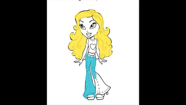 BRATZ COLORING BOOK - HOW TO DRAW смотреть онлайн