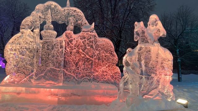 СНЕГ И ЛЁД В МОСКВЕ 2023. ОБЗОР В ДЕНЬ ОТКРЫТИЯ! Парк искусств «Музеон» Парк Горького. New Year 202 смотреть онлайн