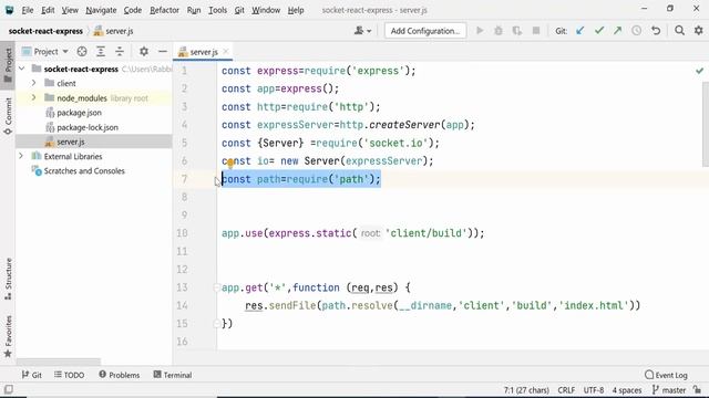 Socket With React Front-End & Express Back-End | Socket.IO Tutorial Bangla | Rooms Part 27 смотреть онлайн