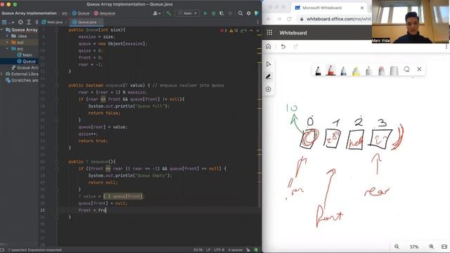 Queues Array Implementation with Generics смотреть онлайн