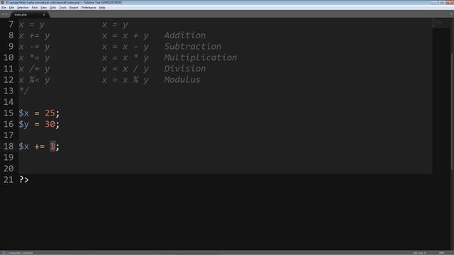 PHP Procedural & MySQLi Lesson 13: Assignment Operators (Urdu/Hindi) смотреть онлайн