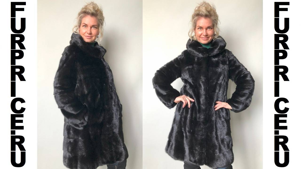 Шуба норка поперечка с капюшоном в отличном состоянии за 25500 ₽, цв.черный р.44-46 артикул 11852 смотреть онлайн