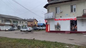 Ржев изнутри. Поездка по ржевским улицам. Обычный осенний вечер.