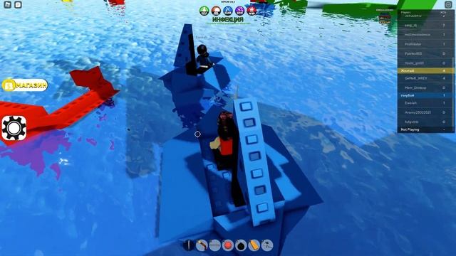 ТРОЛЛЮ ИГРОКОВ В Pilfering Pirates ROBLOX смотреть онлайн