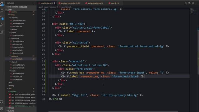 Ruby on Rails 6/7, урок #10 | Запоминание пользователя и Rubocop смотреть онлайн
