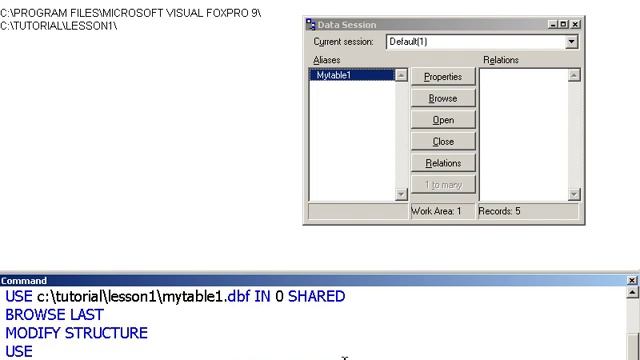 Learn Visual FoxPro @ garfieldhudson.com - Modifying the structure of a table (Lesson 4 of 30) смотреть онлайн