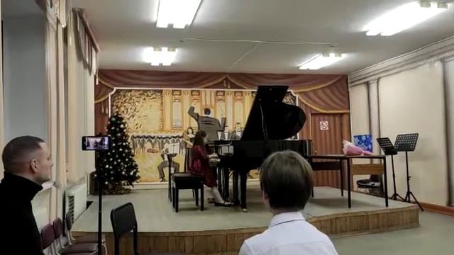 зачёт в музыкальной школе (первое полугодие) 24.12.2021г
