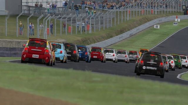 It's a Raining Day! Assetto Corsa - Abarth 500 | Brands Hatch Indy смотреть онлайн