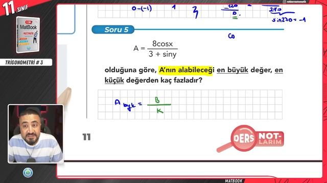 Trigonometri 3 | Sinüs ve Kosinüs Fonksiyonu | 11.SINIF MATEMATİK MatBook | 2024 смотреть онлайн