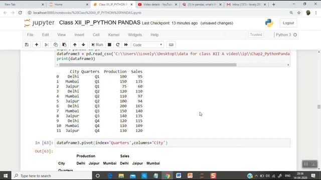 Python Pandas - DataFrame Part4 смотреть онлайн