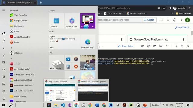 Module 1 Lab 4: App Engine: Qwik Start - Python смотреть онлайн