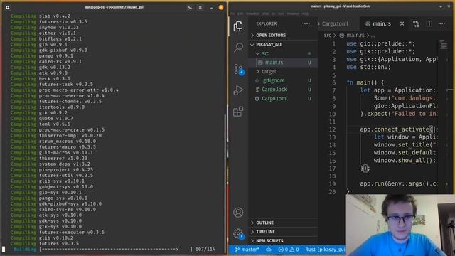 Text-Based and Graphical User Interfaces | Rust Project смотреть онлайн