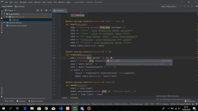 Membuat Telegram Bot Menggunakan Python смотреть онлайн