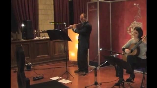 A. Salvemini, "Tema di Cecco" Andrea Apostoli, flute; Valentina Arias, guitar смотреть онлайн