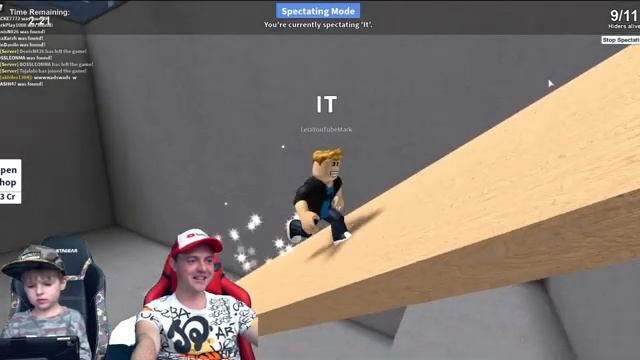 Чуть не СПАЛИЛСЯ Экстремальные прятки в Roblox Mark Play смотреть онлайн
