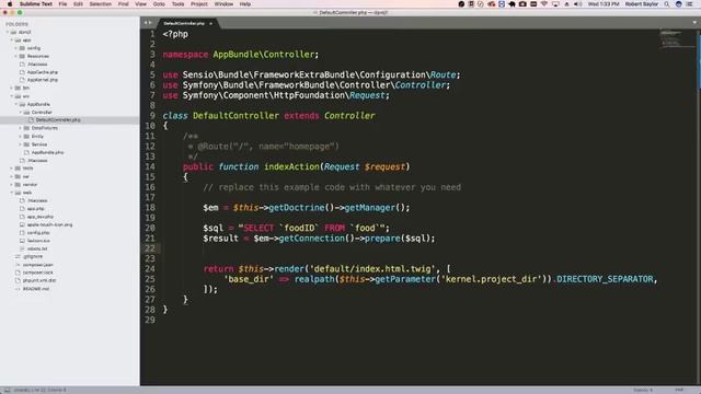 Symfony 3.4 step 4 Native SQL смотреть онлайн
