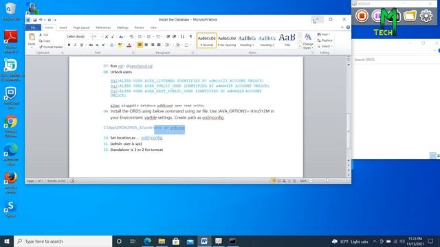 Install Oracle Apex 21.2 | Database 21c XE | Pluggable | ORDS | Windows 10 смотреть онлайн