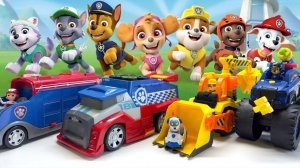 Щенячий Патруль. Распаковка игрушек. Рабочая техника