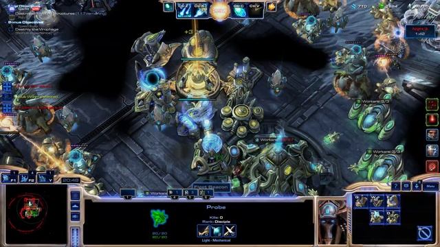 StarCraft II (Weekly mutation - Graveyard Shift) смотреть онлайн