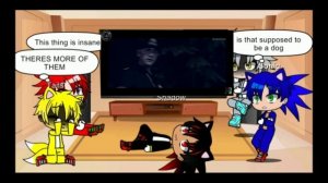 Sonic characters react to cartoon cat "Bad Karma"