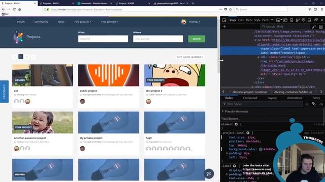 Social platform #kaem #laravel #angularjs #programming смотреть онлайн