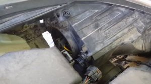 KIA RIO 3 замена фары и частично снятие бампера