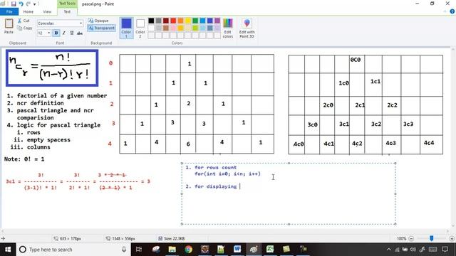 Java Program - Java code for Pascal Triangle in easy way. смотреть онлайн