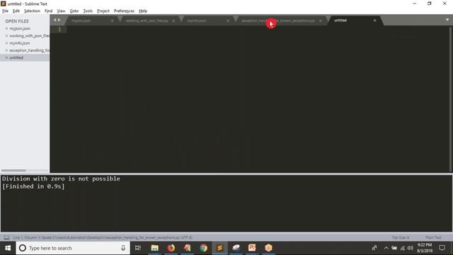 67.Complete Python Basics for Automation - Exception Handling for known Exceptions смотреть онлайн