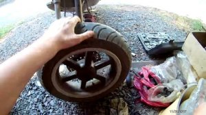 ? Замена Перьев на скутере, Stels Tactic 150, Установка крыла.