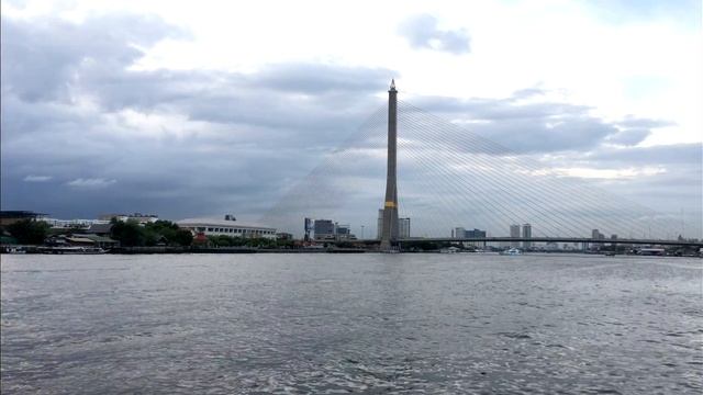 Мост Рамы IX (река Чаупхрая, Бангкок) смотреть онлайн