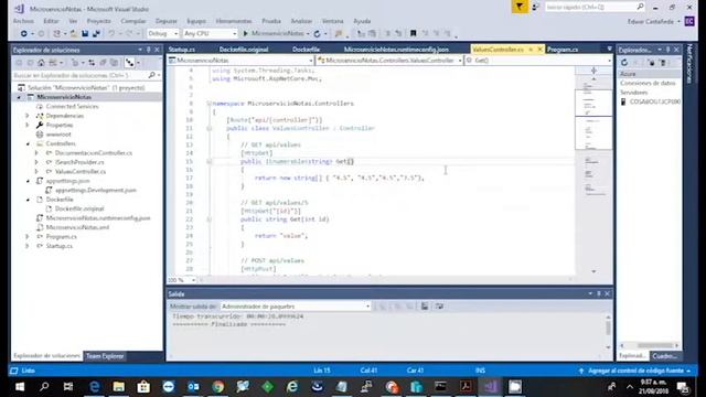 Parte 1 - Videotutorial Micro servicios + Docker + Swagger смотреть онлайн