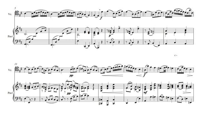 Breval Cello Concerto No 2 For Cello And Piano