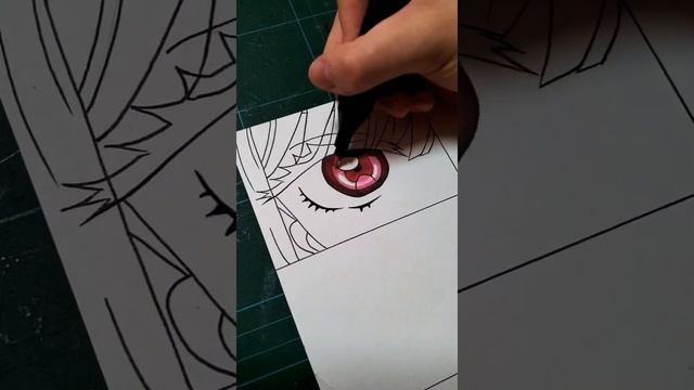 Drawing Marin Kitagawa eyes (My Dress-Up Darling) #shorts смотреть онлайн