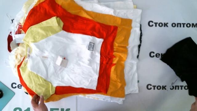 #5017 Женские футболки / блузки сток цена 1450 руб. за 1 кг. вес 7.7 кг/55 шт/11160 руб/203 руб смотреть онлайн
